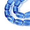 Transparent Glass Beads Strands GLAA-T028-14T-A03-3
