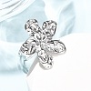 304 Stainless Steel Cuff Open Rings for Women RJEW-C162-01A-P-1