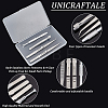 Unicraftale 4Pcs 4 Style Stainless Steel Tweezers & 4-Claw Pick up Tool for Small Parts Pickup STAS-UN0039-16-5