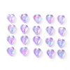 100Pcs Eco-Friendly Transparent Acrylic Beads TACR-YW0001-07D-2