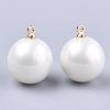 Eco-Friendly ABS Plastic Imitation Pearl Beads X-MACR-S367-C-07-2
