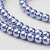 Glass Pearl Beads Strands X-HY-3D-B49-3