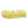 Nylon Pom Pom Ball Lace Ribbon OCOR-WH0097-58C-1