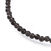 Natural Obsidian Bead Bracelets X-BJEW-JB04555-07-2