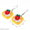 Food Theme Resin Dangle Earrings FS-WGC167F-15-1