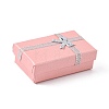 Valentines Day Wife Gifts Packages Cardboard Jewelry Set Boxes with Bowknot and Sponge Inside X1-CBOX-R013-4-4