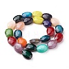 Pearl Luster Plated Glass Bead Strands X-EGLA-E037-PL08-2