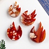 Natural Red Cherry Blossom Agate Carved Healing Fire Figurines PW-WG60816-01-3