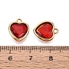 Valentine's Day 304 Stainless Steel with Glass Charms STAS-Q119-01G-02-3