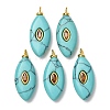 Dyed Synthetic Turquoise Pendants GG-CBAA798-04G-02-1