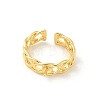 Brass Open Cuff Ring Settings KK-G518-08G-02-2