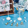 150Pcs 3 Style Plastic Clip-on Earring Findings KY-SC0001-72-4