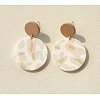 Acrylic Dangle Stud Earrings FS-WG5876E-05-1