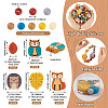 Beadthoven 69Pcs 12 Style Food Grade Eco-Friendly Silicone Beads SIL-BT0001-06-4