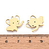 201 Stainless Steel Pendants STAS-T073-39G-3