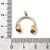 304 Stainless Steel Pendants STAS-P411-02G-G-3