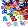 Plastic Butterfly Beads KY-Q002-06-1