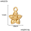 304 Stainless Steel Charms SA-OY001-49G-2
