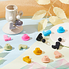 SUNNYCLUE 14Pcs 14 Style Silicone Beads SIL-SC0001-22-4