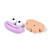 Opaque Resin Decoden Cabochons RESI-N051-15-2