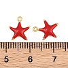 Brass Enamel Pendants KK-CBA3642-03G-07-3