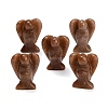 Natural Strawberry Quartz Gemstone Carved Angle Figurines GG-CBA8396-A04-1