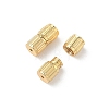 Brass Screw Clasps KK-Z136-44B-G-2