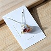 Ocean Handmade Lampwork Fish Pendant 201 Stainless Steel Cable Chain Necklaces WG72CE8-01-1