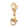 304 Stainless Steel Double Lobster Claw Clasps LS-STAS-E178-01A-G-1