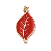 Thanksgiving Day Theme Alloy Enamel Pendants ENAM-M002-03G-08-1