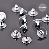 Anti-Tarnish Rhodium Plated 925 Sterling Silver Earring Ear Nuts STER-BC0001-23P-6