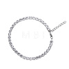 Hip-hop Unisex Titanium Steel Rhinestone Cup Chain Bracelets Street Fashion Jewelry YP4439-3-1