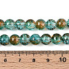 Crackle Glass Beads Strands X-CCG-C002-8mm-06-4