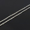 Rhodium Plated 925 Sterling Silver Necklaces STER-M034-33B-3