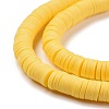 Handmade Polymer Clay Beads Strands CLAY-R089-6mm-Q035-3