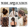 10Pcs Polyester Hair Accessories OHAR-TAD0001-03-7
