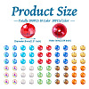 200Pcs 10 Color Electroplate Glass Bead Strands EGLA-KS0001-02-4