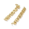 Brass Pendants KK-H256-02G-01-2