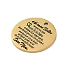 201 Stainless Steel Pendants STAS-R002-01G-08-2