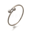 304 Stainless Steel Open Cuff Rings for Women RJEW-F170-03P-05-2