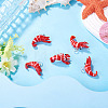 5Pcs Handmade Lampwork Pendants LAMP-TA0002-75A-5