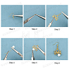 DIY Dangle Earring Making Kits DIY-SC0016-70-4