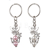 Angel Acrylic & Alloy Pendant Keychain KEYC-JKC00656-1