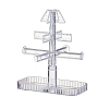 Transparent Acrylic Earring Display Towers Stands PAAG-PW0012-47-2