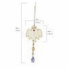 Halloween Ghost Alloy & Iron & Eanmel Wind Chime PW-WG7FA08-02-1