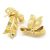 Rack Plating Brass Stud Earrings EJEW-M247-30C-G-2