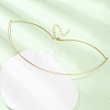 1.5MM Brass Torque Choker Necklaces KK-CBA3297-12G-2
