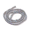 Electroplate Opaque Solid Color Glass Beads Strands X1-EGLA-A034-P4mm-L13-2