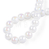 Electroplate Opaque Glass Beads Strands LS-GLAA-T032-P6mm-AB02-2