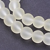 Transparent Glass Bead Strands GLAA-S031-8mm-23-3